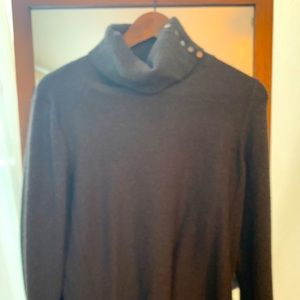 Super soft accented turtle neck sweater